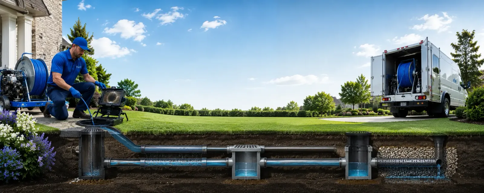 Outdoor drain cleaning information for Coulter, IA